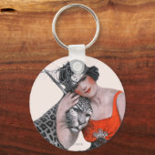 Porte-clés Lady et Leopard (Recto)