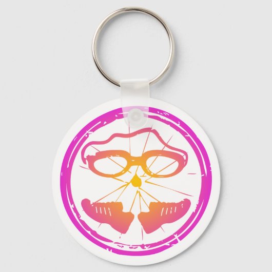 Porte-clés Lady Triathlon (Recto)
