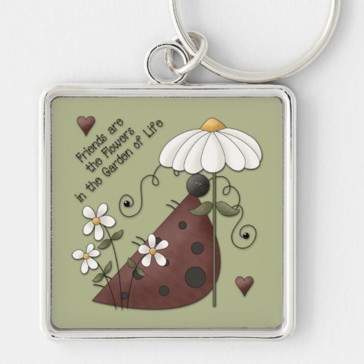 Porte-clés Ladybug Amour et Amitié (Devant)