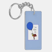 Porte-clés Ladybug avec Ballons Bleus, Pensez à vous (Devant gauche)