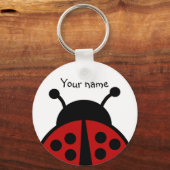 Porte-clés Ladybug avec ton nom (Recto)