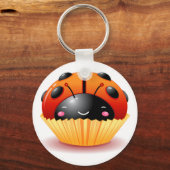 Porte-clés Ladybug Cupcake Porte - clé (Recto)