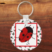 Porte-clés Ladybug de Noël en juillet (Recto)