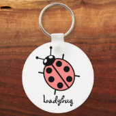Porte-clés Ladybug du vecteur rouge (Recto)