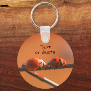 Porte-clés Ladybug Friends Nature Personalized