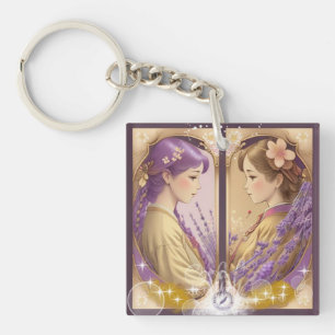 Porte-clés Ladys Gold Schmidt Stationery