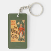 Porte-clés L'affiche théâtrale #1 de fille de cirque (Dos)