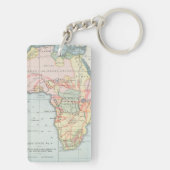 PORTE-CLÉS L'AFRIQUE : CARTE, 1894 (Dos)