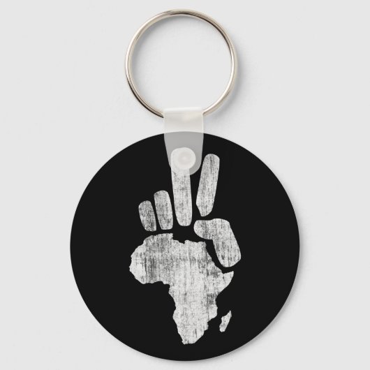 Porte-clés l'afrique du darfour main de la paix (Recto)