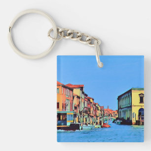 Porte-clés Lagon vénitien - MURANO - vue