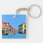 Porte-clés Lagon vénitien - MURANO - vue (Dos)