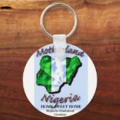 Porte-clés LAGOS STATE NIGERIA - Customisé (Recto)