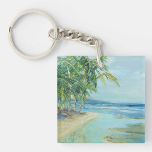 Porte-clés Lagune côtière bleue