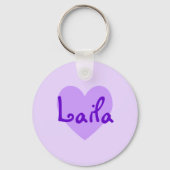 Porte-clés Laila en violet (Recto)