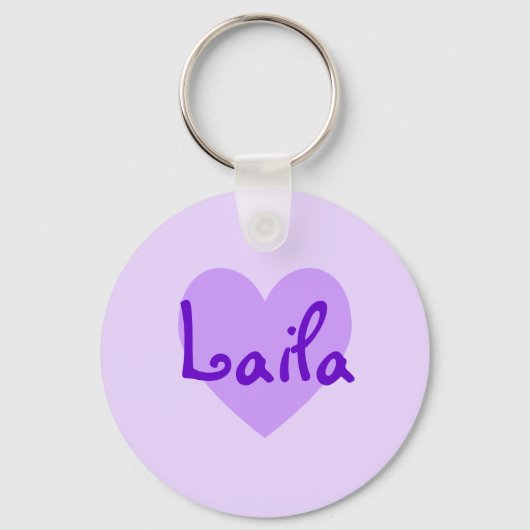 Porte-clés Laila en violet (Recto)