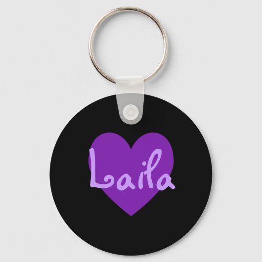 Porte-clés Laila en violet (Recto)