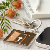 Porte-clés Laisse-Le S'Entendre (Devant Droit)