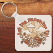 Porte-clés Laisser briller le soleil dans la marguerite Super (Recto)