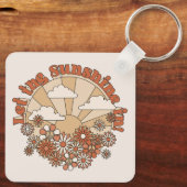 Porte-clés Laisser briller le soleil dans la marguerite Super (Verso)