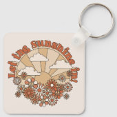 Porte-clés Laisser briller le soleil dans la marguerite Super (Dos)