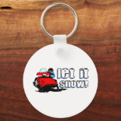 Porte-clés Laisser la motoneige (Recto)