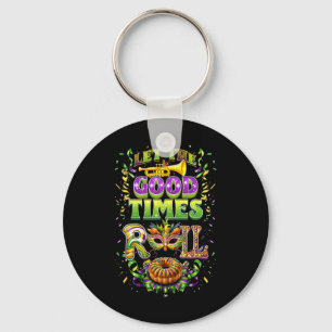 Porte-clés Laisser Le Bon Temps Roll Mardi Gras Perles Louisi