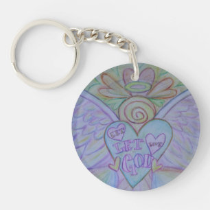 Porte-clés Laissez l'amour, laissez Dieu Guardian Angel Porte