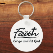 Porte-clés Laissons Dieu aller (Recto)