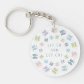 Porte-clés Laissons Dieu aller (Devant)