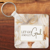 Porte-clés Laissons Dieu Citer l'inspiration chrétienne (Recto)