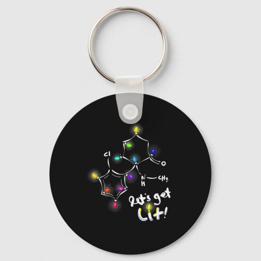 Porte-clés Laissons la kétamine de Noël (Recto)