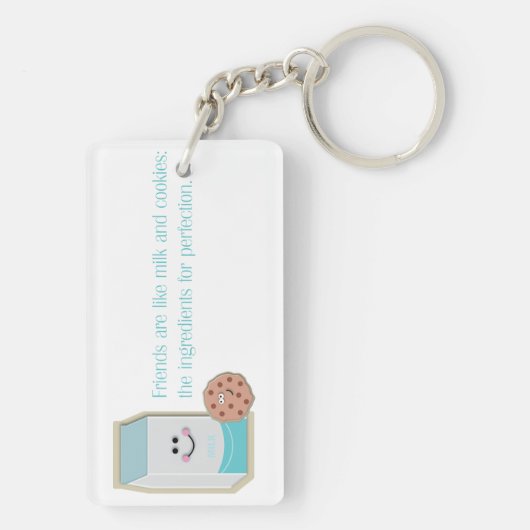 Porte-clés Lait et biscuits (Dos)