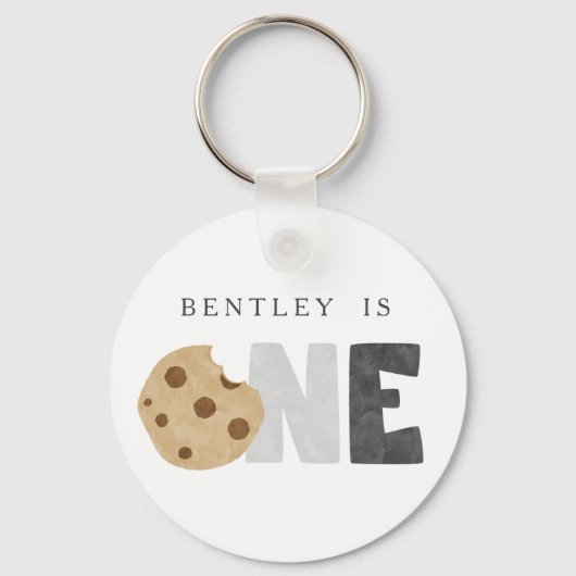 Porte-clés Lait et biscuits Premier Porte - clé d'anniversair (Recto)