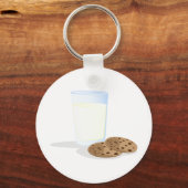 Porte-clés Lait et cookies (Recto)