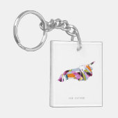 Porte-clés Lake Ontario Silhouette Map Keychain (Devant gauche)