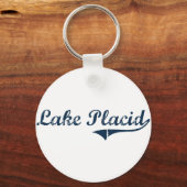 Porte-clés Lake Placid New York Classic Design (Recto)