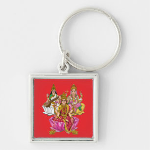 Porte-clés Lakshmi Ganesha