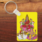 Porte-clés Lakshmi Saraswati Ganesha Keychain (Recto)
