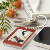 Porte-clés L'Allemagne - sauter de skieur (Devant droit)