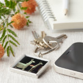 Porte-clés Lama, alpaga et femme (Côté)