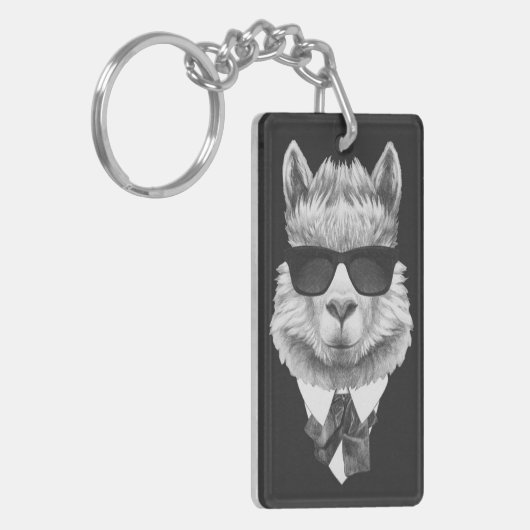 Porte-clés Lama chic (Devant gauche)