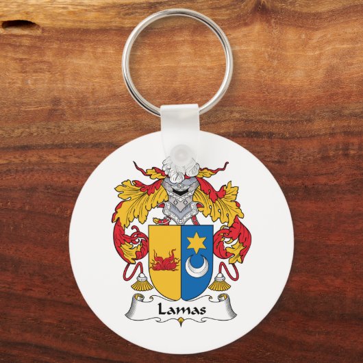 Porte-clés Lamas Family Crest (Recto)