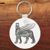 Porte-clés Lamassu taureau ailé babylonien (Recto)