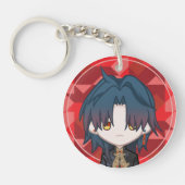 Porte-clés Lame ferroviaire Honkai Star (Devant)