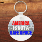 Porte-clés L'Amérique n'est pas un espace sûr (Recto)