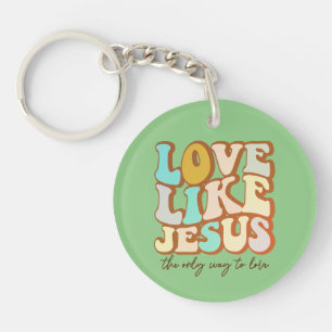 Porte-clés L'amour comme Jésus chrétien