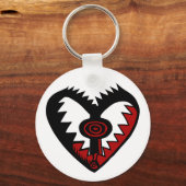 Porte-clés L'amour comme un piège à ours (Recto)