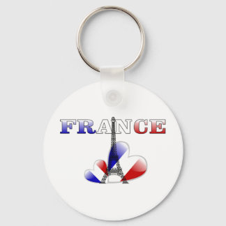 Porte-clés L'amour de la France
