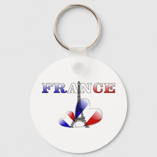 Porte-clés L'amour de la France (Recto)