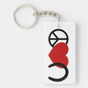 Porte-clés L'amour de la paix